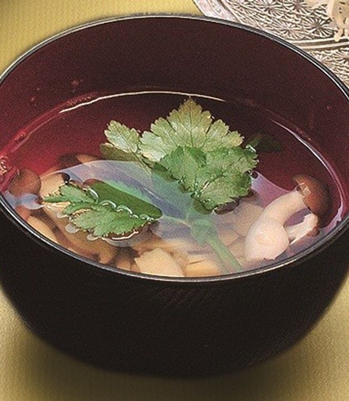 きのこのお吸いもの