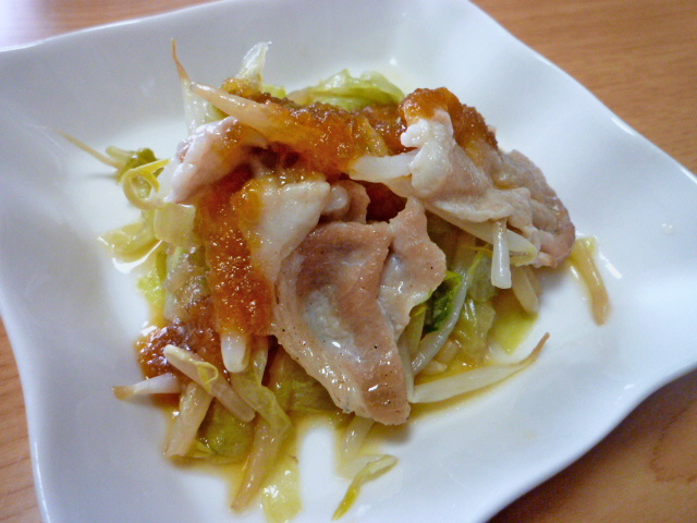 秋の薬膳「豚肉とレタスのレンチン蒸し」 – 中国料理 香 xiang 千葉県茂原市