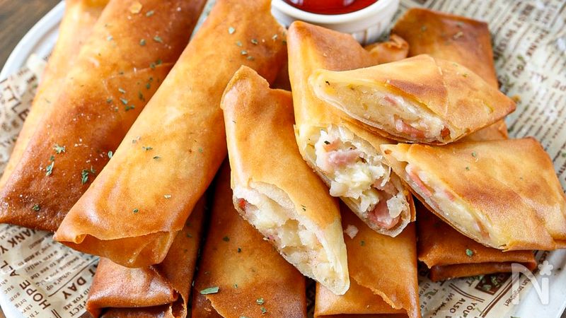 味付けなし！さっと巻いてちゃちゃっと揚げて「ししゃもとチーズの春巻き」。 : イェジンさんち ～예진의 엄마 손～