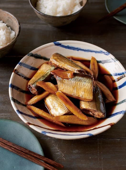 大原千鶴さんのとろっと焼き豆腐塩辛ねぎのせ