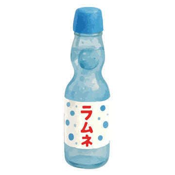 お祭りラムネ瓶 ソーダ サイダー のイラスト素材商用可能な無料 フリー のイラスト素材ならストックマテリアル