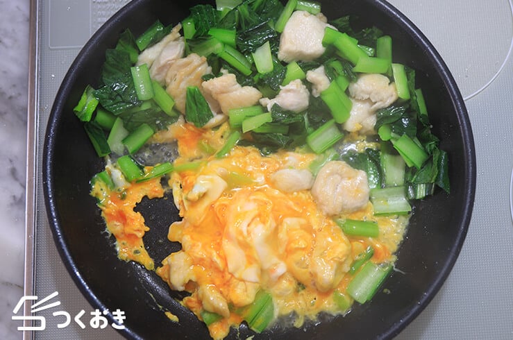 ☆小松菜と卵の炒め物☆ by ☆栄養士のれしぴ☆クックパッド簡単おいしいみんなのレシピが392万品