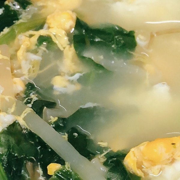 たまごとほうれん草の中華スープ by ゆぴぴのすけクックパッド簡単おいしいみんなのレシピが392万品