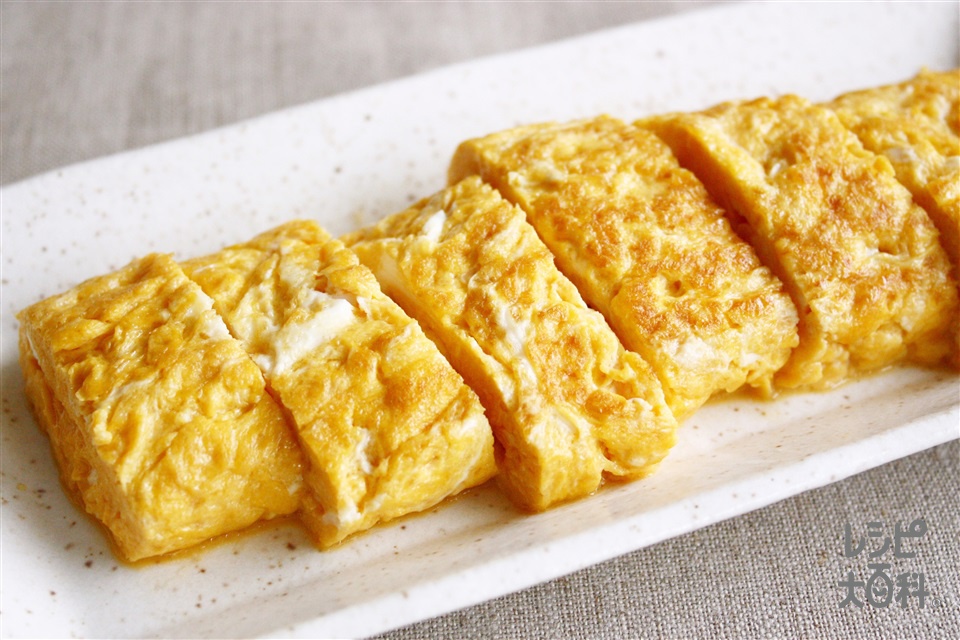味付けなしでも美味しい！卵焼き