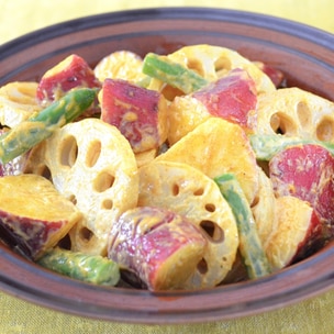 作り置き冷凍 お弁当にすっぽり！揚げないひとくち大学芋