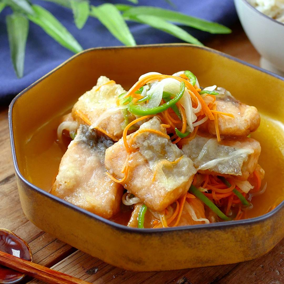 小アジの白ぽん酢南蛮漬け