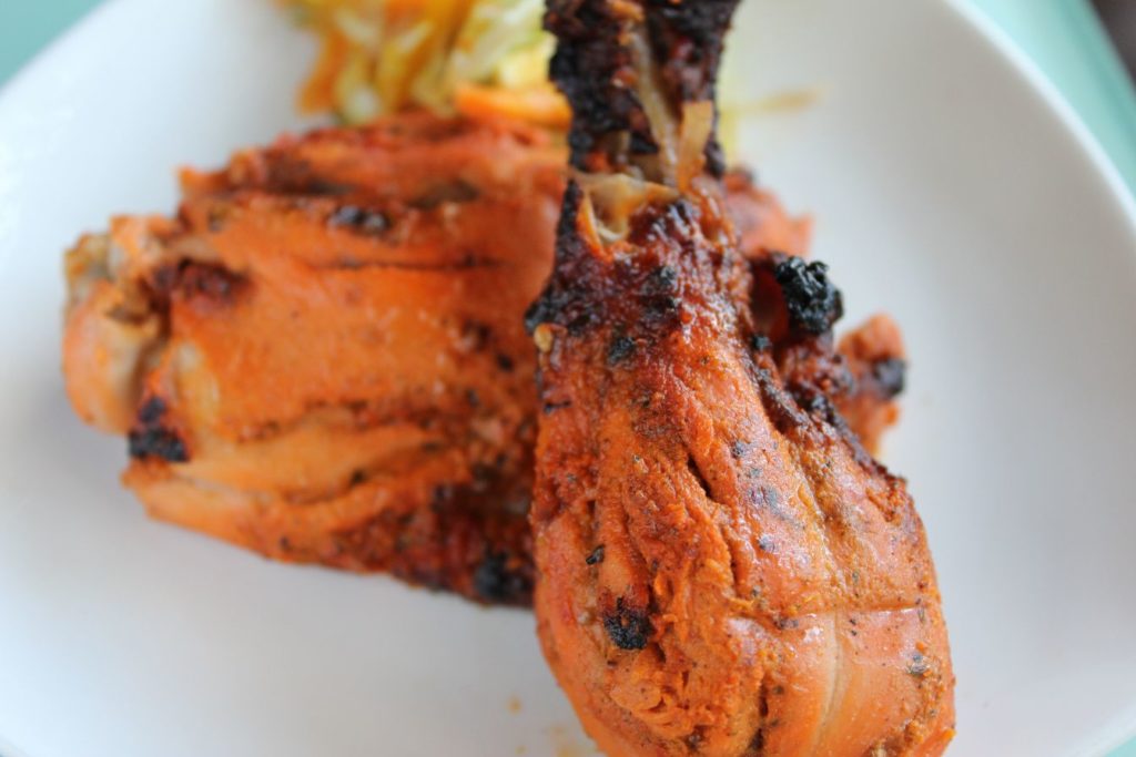 ターキーレッグのオーブン焼き