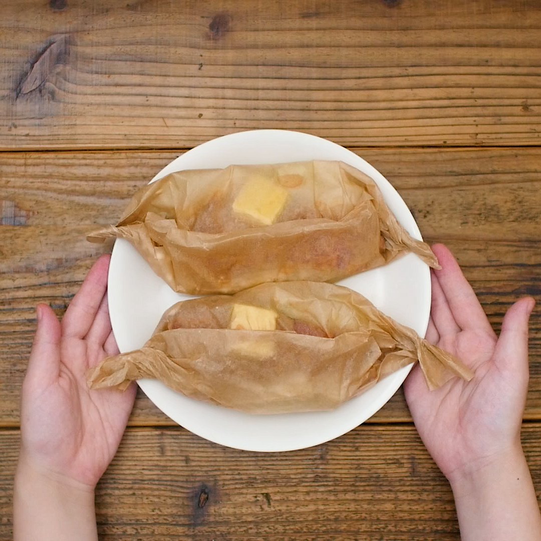 秋サケとじゃがいものホイル焼き