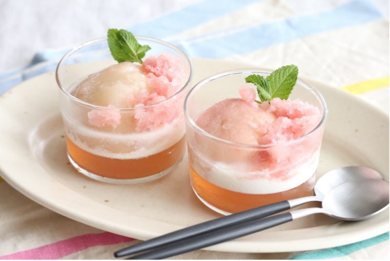 桃の季節到来♫自家製！桃のコンポート♡