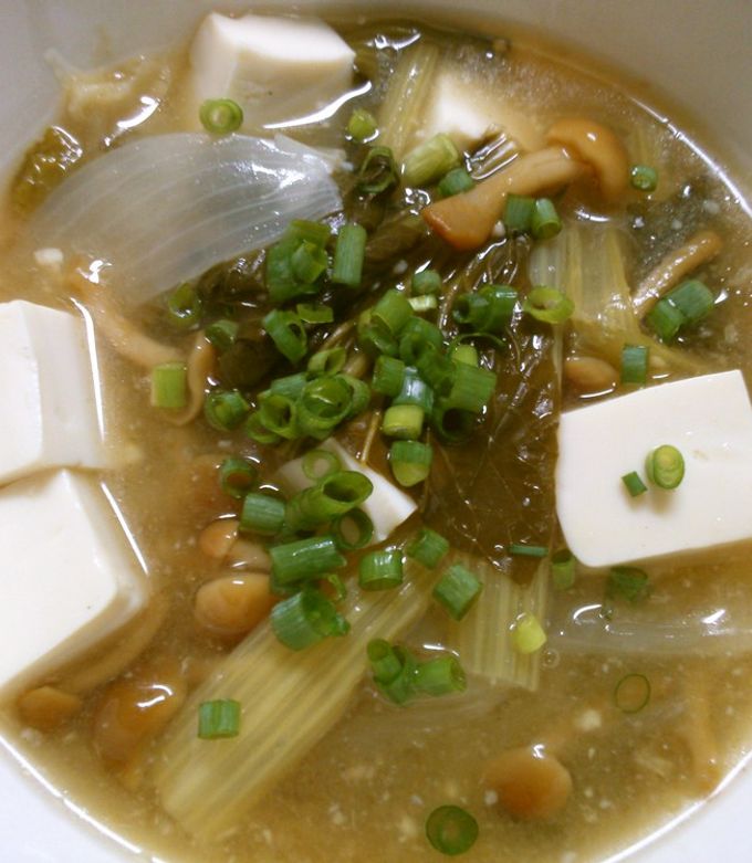なめこと豆腐のすまし汁