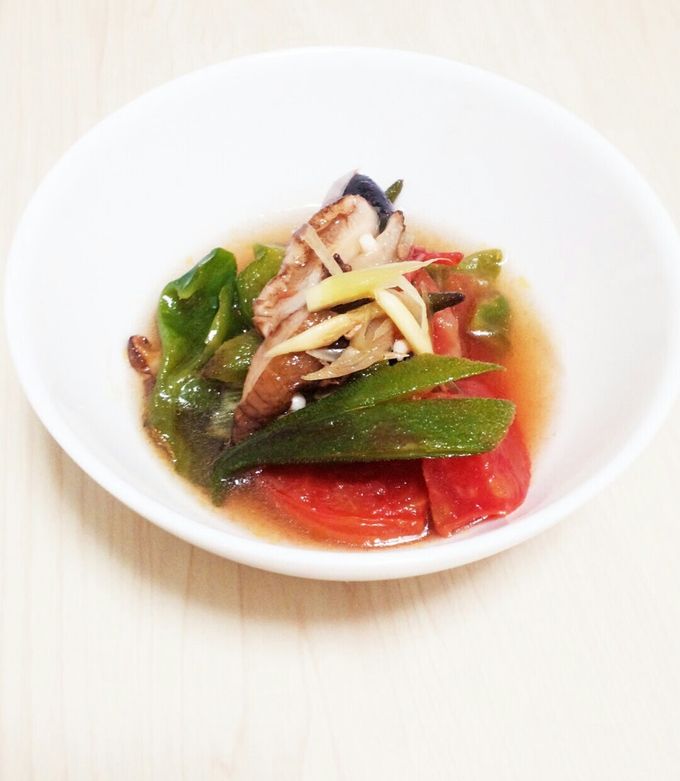 夏野菜の焼き浸し