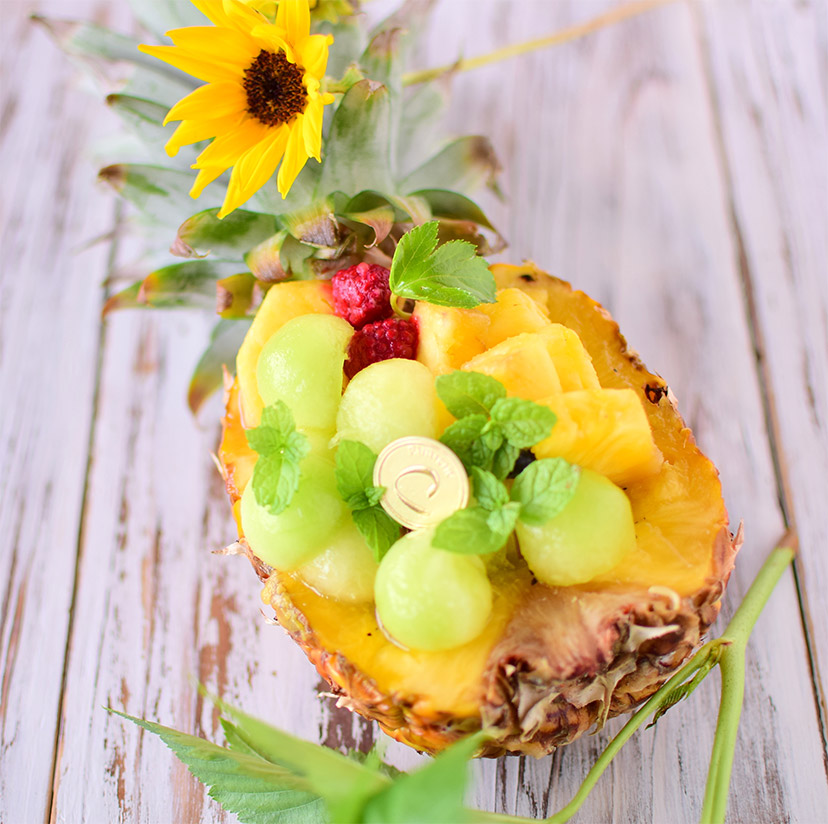 生パイナップルたっぷり！ヨーグルトムース&パインゼリーのタルト