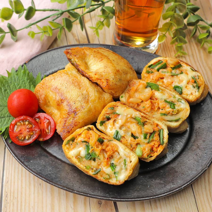 作り置きおかず♪水菜と油揚げのレモンポン酢和え