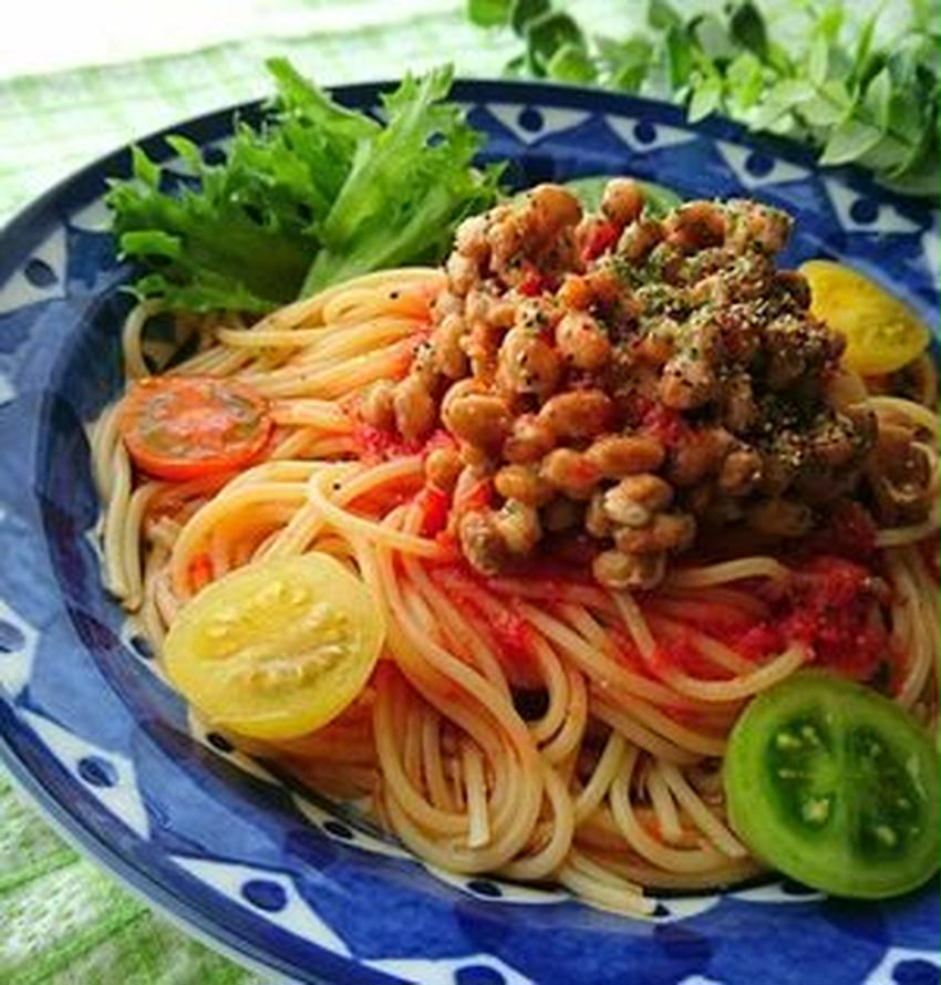 包丁いらず！簡単に作れる納豆としらすを使った和風冷製パスタオリーブノート公式 - カラダに美味しい、オイルのノート