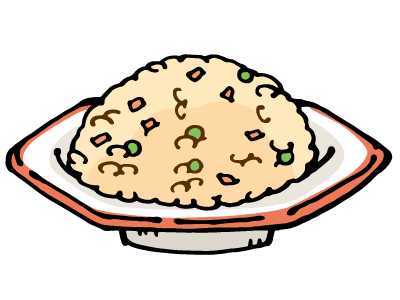 チャーハンのイラスト素材FYI04674923ストックフォトの Qlean Market キュリンマーケット