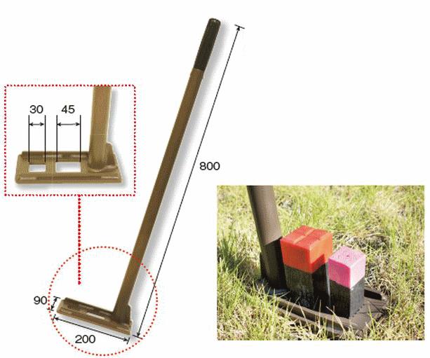 リプロ 杭抜き器 デカぬけるんジャーBA（70角用） kuinuki70