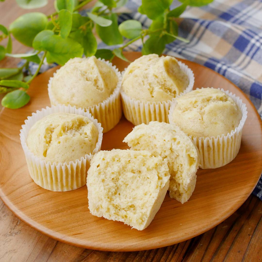 レンジで作る簡単チョコバナナ蒸しパンのレシピ