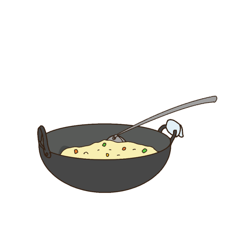 チャーハンのイラスト: ゆるかわいい無料イラスト素材集