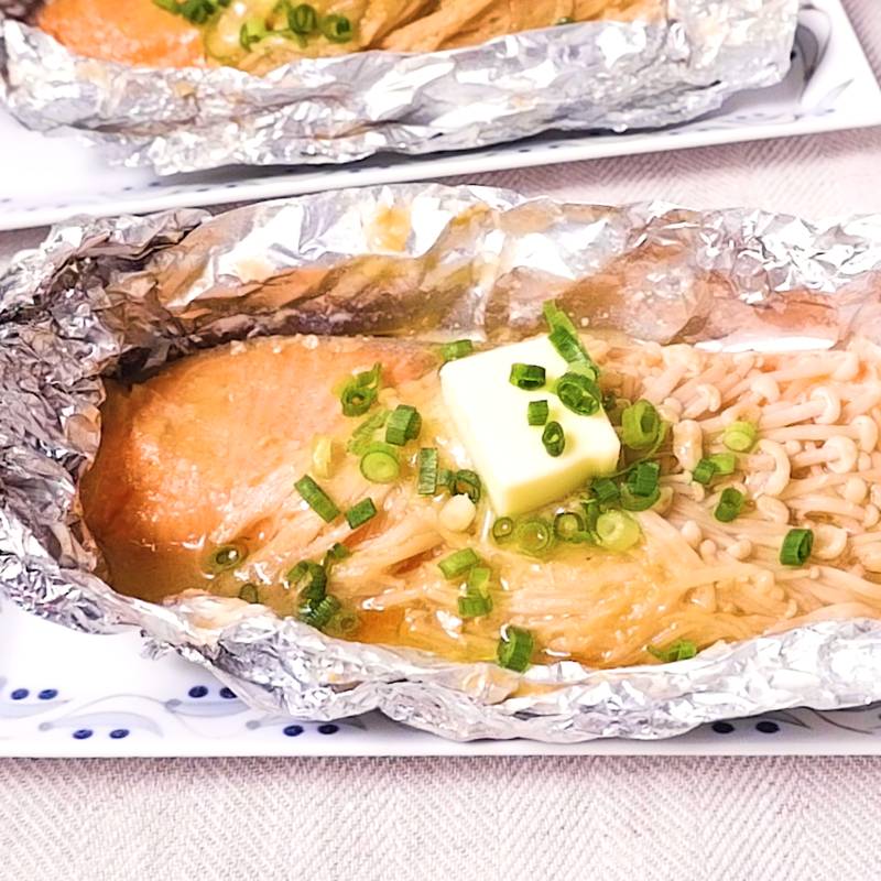 とろーりチーズの鮭のホイル焼きクラシル