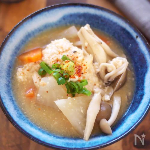 バジルレモン香る♪豆腐入りふわふわ鶏団子