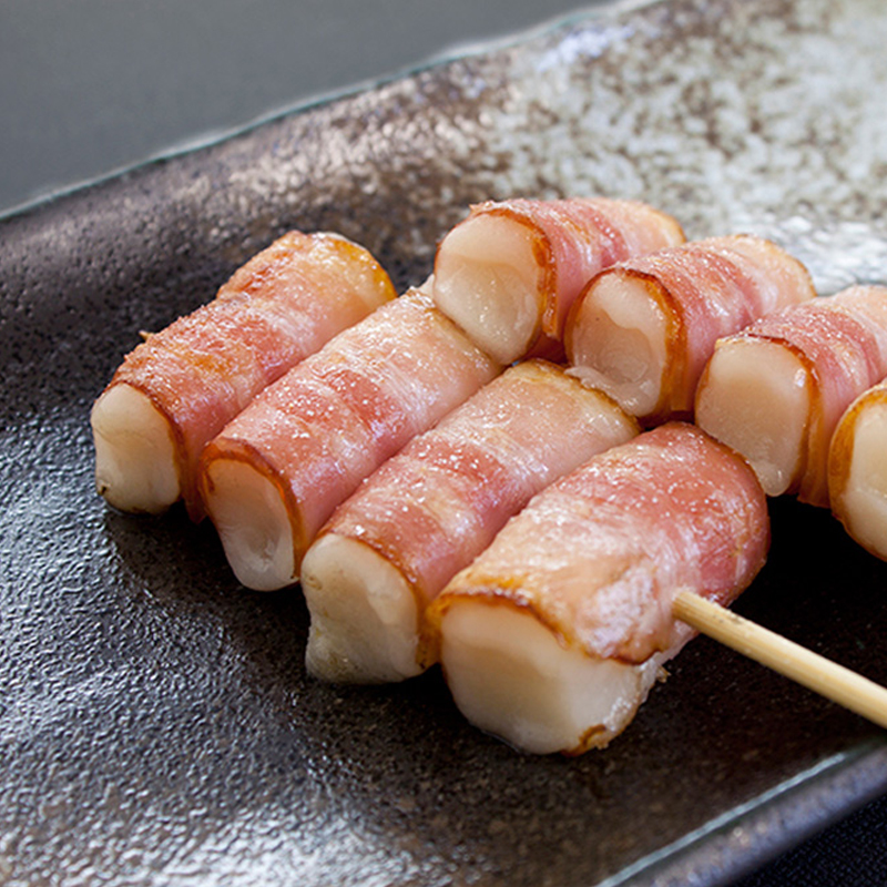 お餅の残りでおつまみ☆ベーコンもち~ず☆