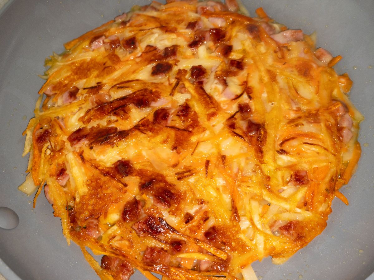 じゃがいも人参のガレット