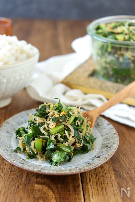 ご飯がすすむ作り置き！カルシウムたっぷり「大根葉とじゃこのふりかけ」 - 朝時間.jp