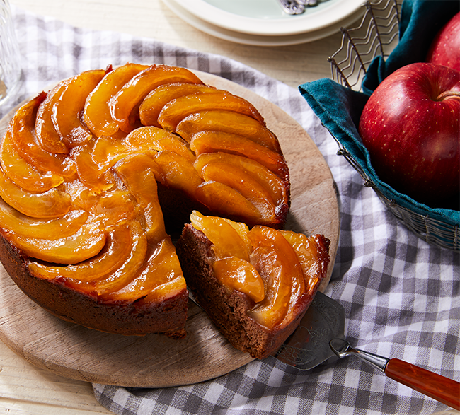 フライパンで簡単しっとり!りんごケーキ