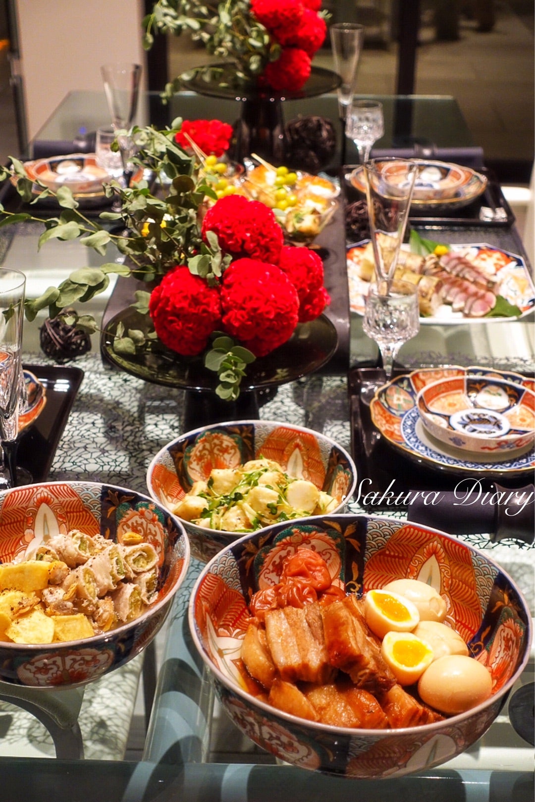 美麗邸豊穣の秋の和食パーティー 〜前編”さくら日記