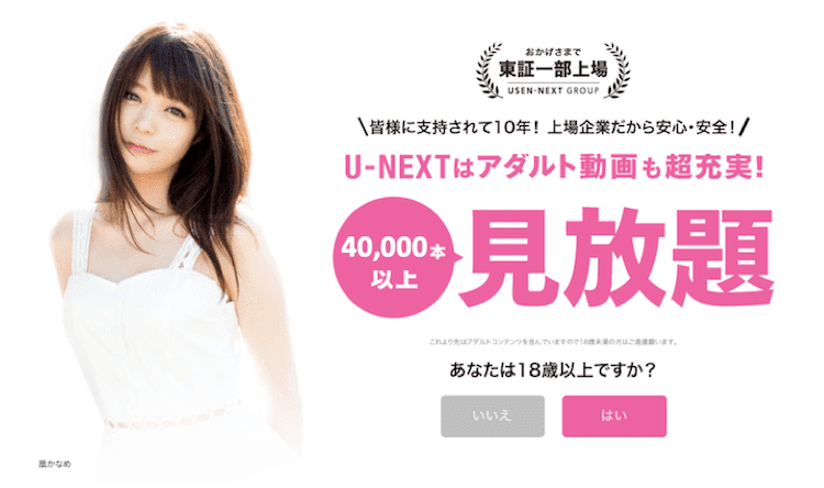 U-NEXT＆アダルト「H-NEXT (エッチネクスト)」 映画もAVも月額見放題 |