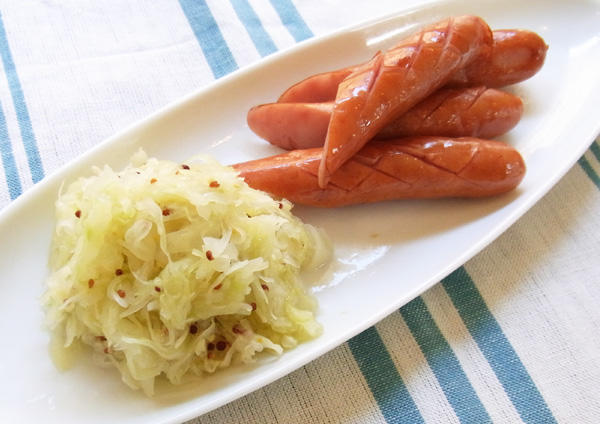 キャベツとカニカマの和風サラダ