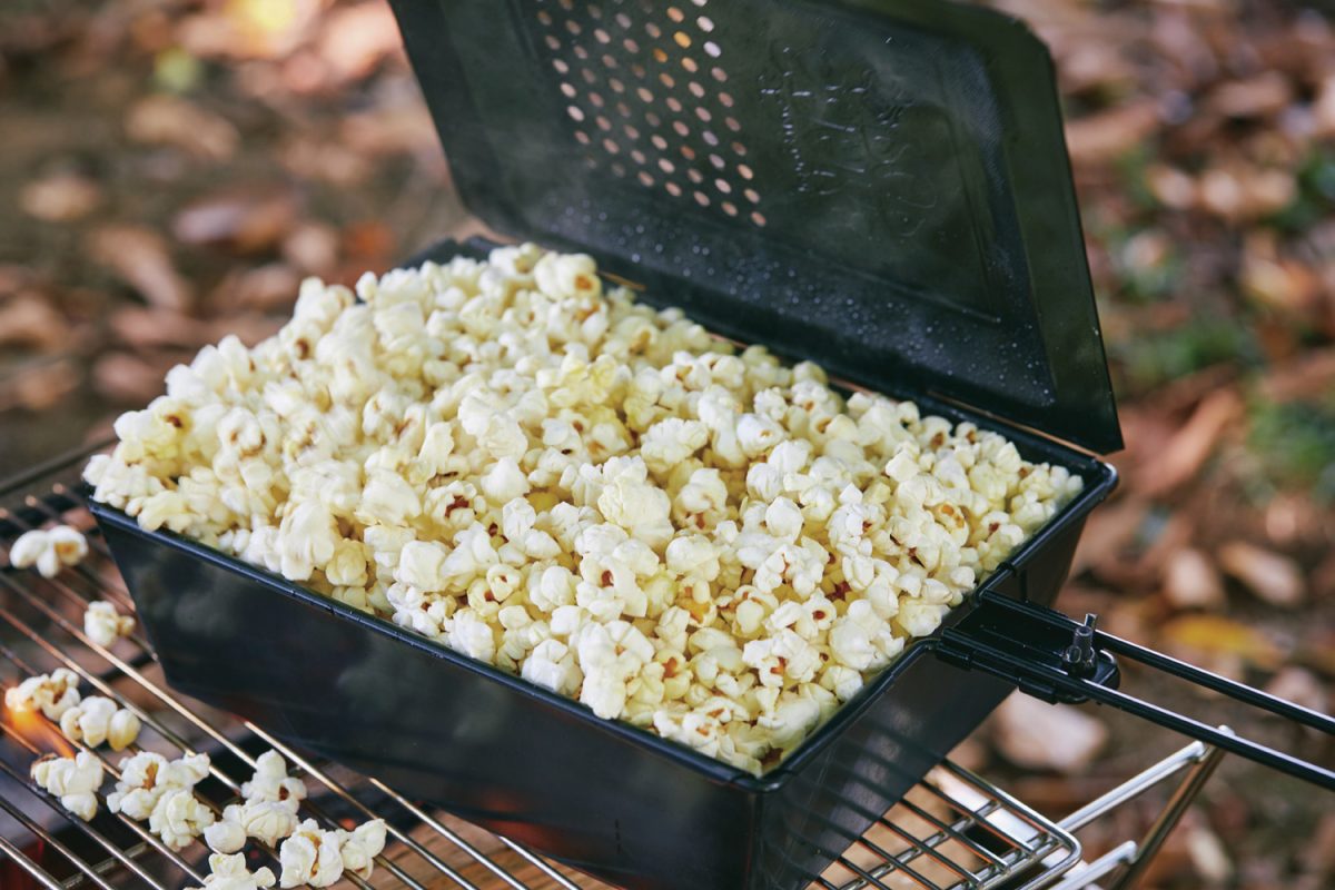 ポップコーン 自宅映画館!夢の味付けで作れるポップコーンの黄金比!, ——————, ▶材料, <キャラメルポップコーン>,ポップコーン マッシュルーム型 :40g, 砂糖:40g, 水:小さじ1, バター:25g, <チーズポップコーン>,ポップコーン マッシュルーム型 :40g, オリーブオイル:大さじ1, 粉チーズ:適量, とろけるチーズ:適量, ▶作り方,