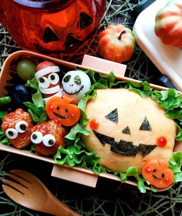ハロウィンお弁当」で作る話題のマンネリ解消料理レシピ集 1ページ - SnapDish Food Camera