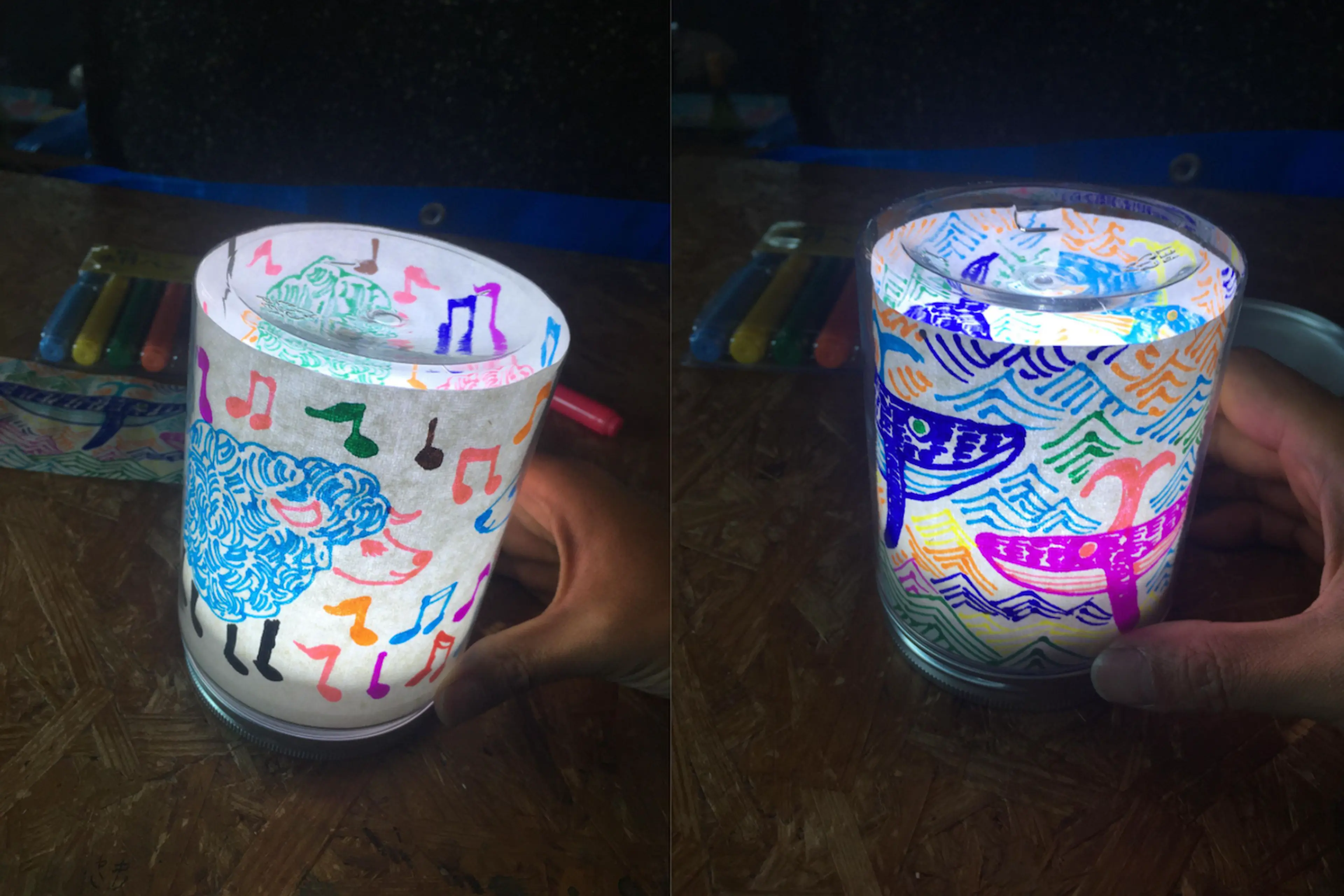 ハロウィン製作：花紙ペタペタ ハロウィンガーランド👻 ライト入れればジャック・オ・ランタン🎃