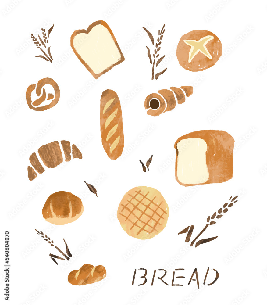 パンとスイーツ イラスト素材1550706- フォトライブラリ