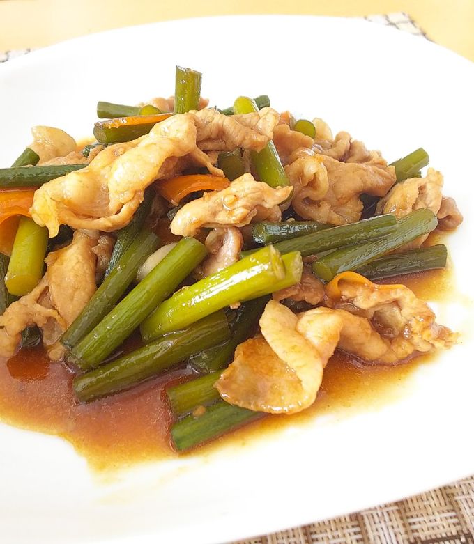 男子ごはん スタミナ定食「豚バラとにんにくの芽のスタミナ炒め」の作り方！知っ得レシピ