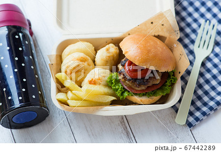 Amazon弁当箱 大容量 ハンバーガー お弁当箱 携帯便利 手軽 子供 学生 男女兼用 寿司ボックス 通勤 通学 学生 弁当箱600ml-円形 弁当箱 オンライン通販