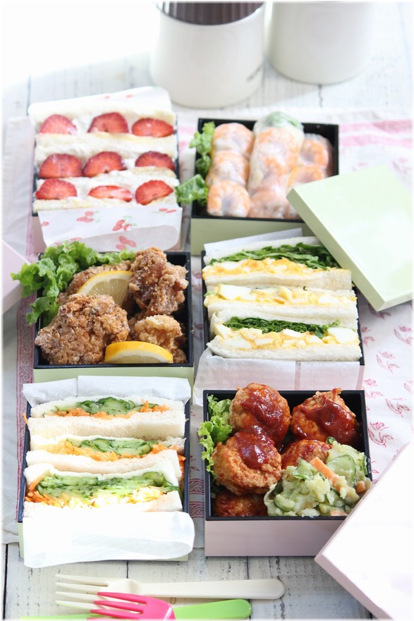 基本からアレンジまで！思わずつくりたくなる「お花見 お弁当 サンドイッチ」のレシピ集クックパッド