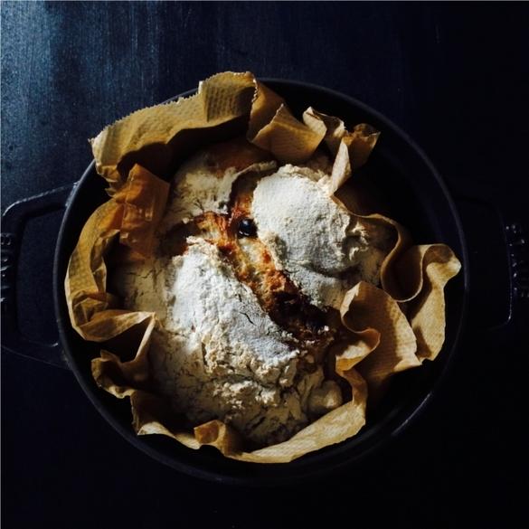 材料5つ 全粒粉60%塩麹カンパーニュの作り方 混ぜるだけ