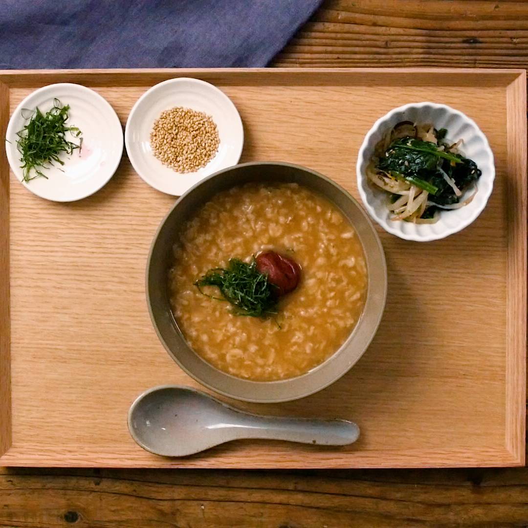 レンチンオートミールの豆乳卵がゆ豆乳レシピマルサンアイのお料理レシピマルサンアイ株式会社