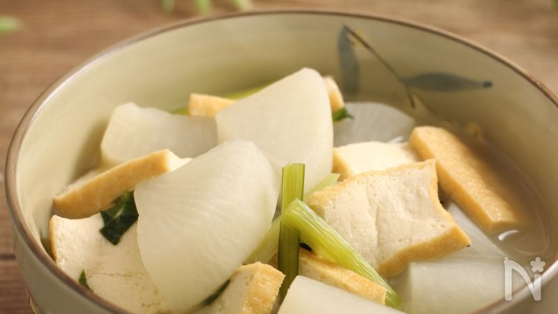 大根と厚揚げの煮物