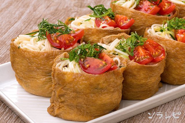 SL Creationsの食材を使ったレシピサイトそうめんいなり