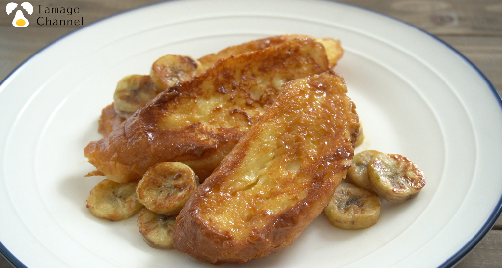 バナナフレンチトーストプレート - おすすめレシピダイエー食の情報