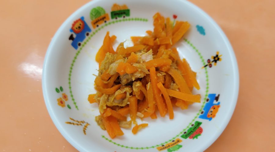 にんじんしりしり風お魚を使った離乳食レシピmogcookモグック