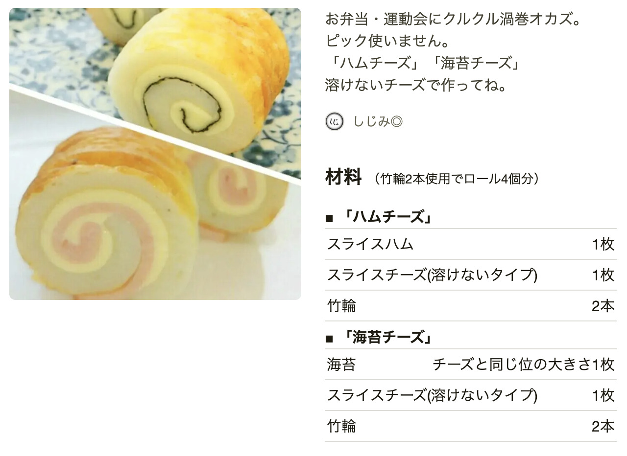 お弁当おかずにぴったり!甘辛チーズちくわ