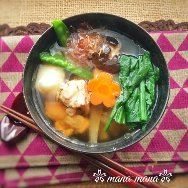 レンジで簡単！シャウエッセンお雑煮 作り方 和食 スープ・汁物- レシピ 日本ハム