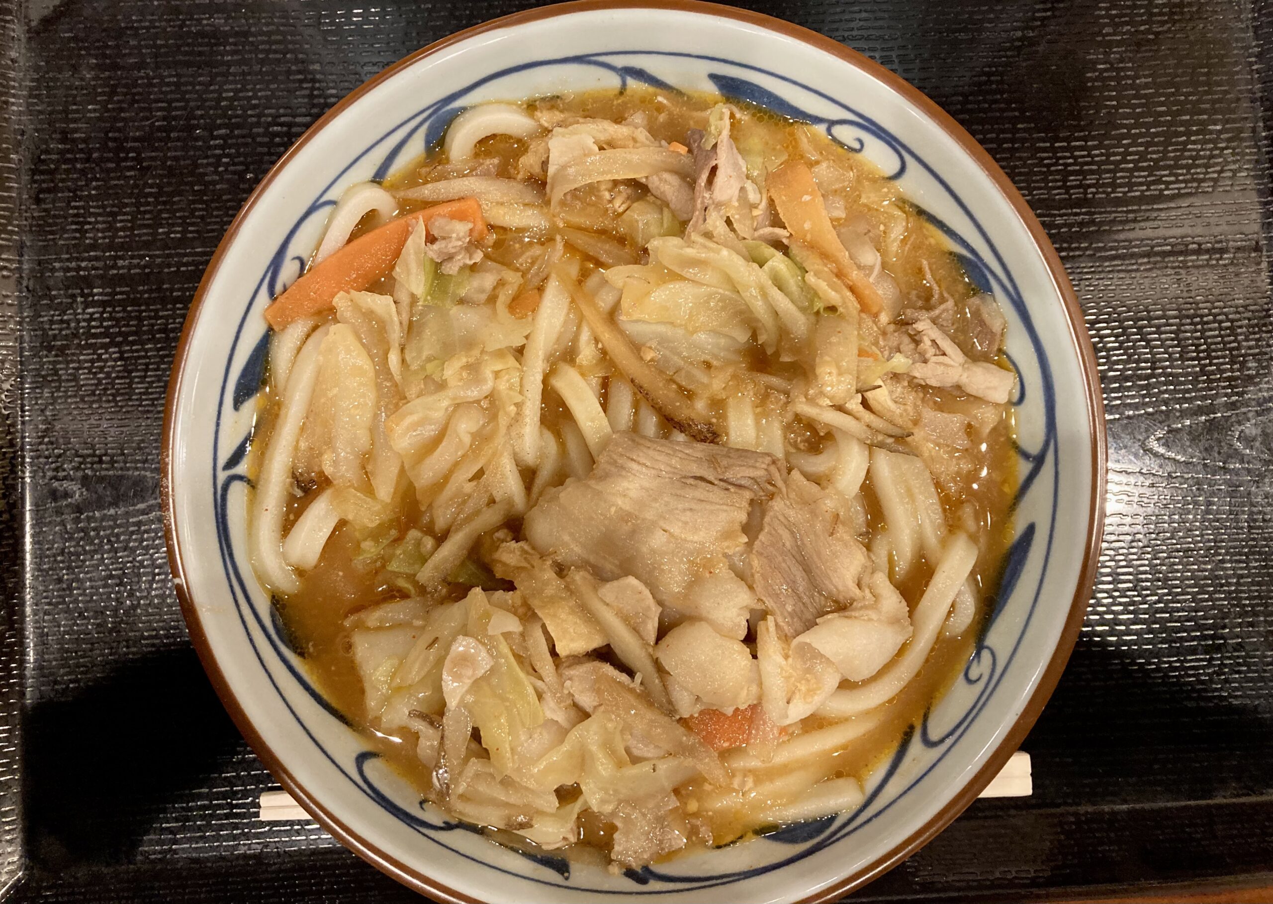ニラバタ豚汁うどん♪ ～丸亀製麺の期間限定メニュー～クッキングSパパのキッチン