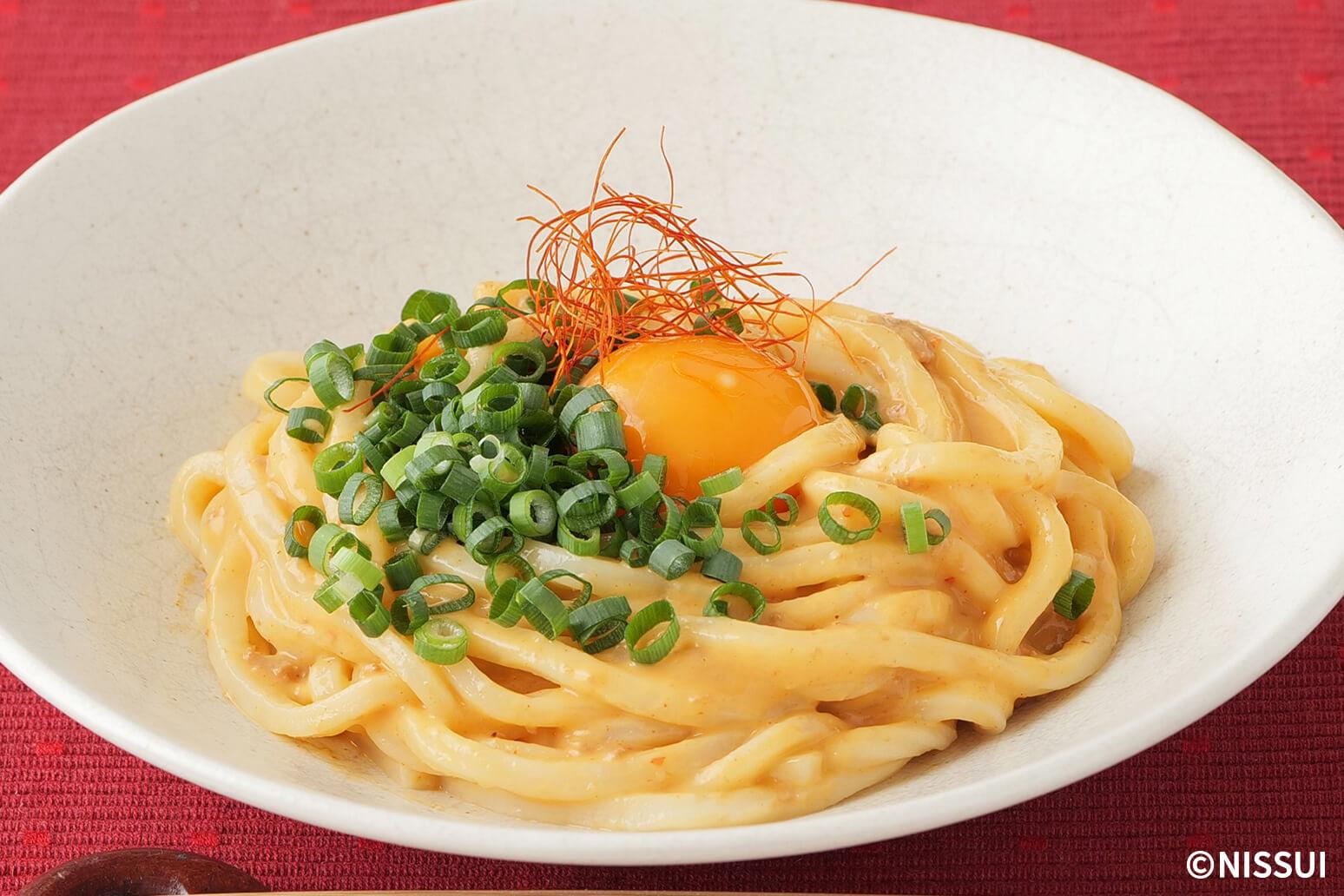 レンジで簡単! スンドゥブうどん