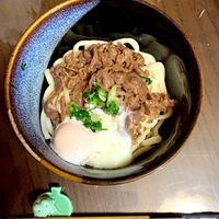 白だしを使った肉うどん