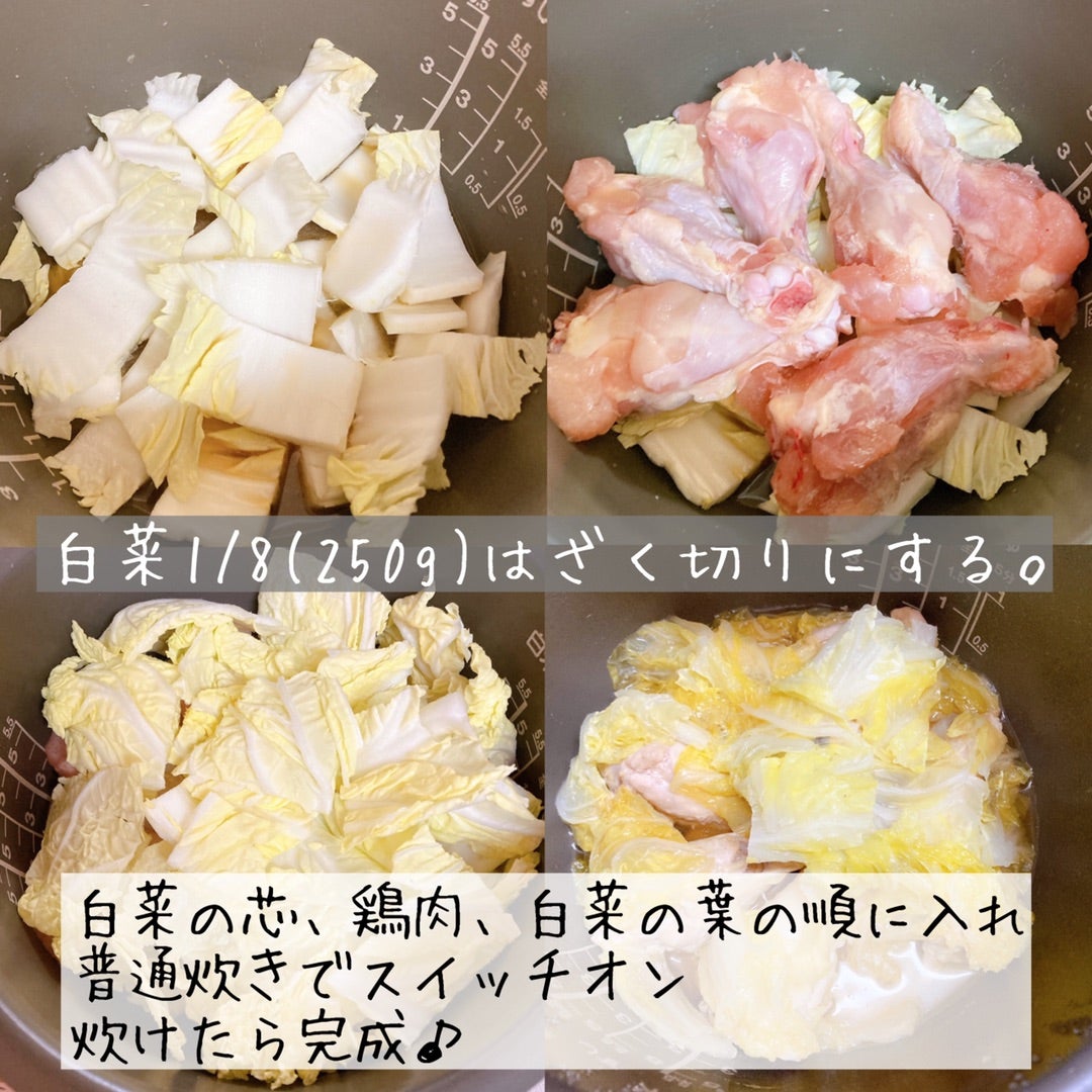 手羽先と白菜のとろとろ煮